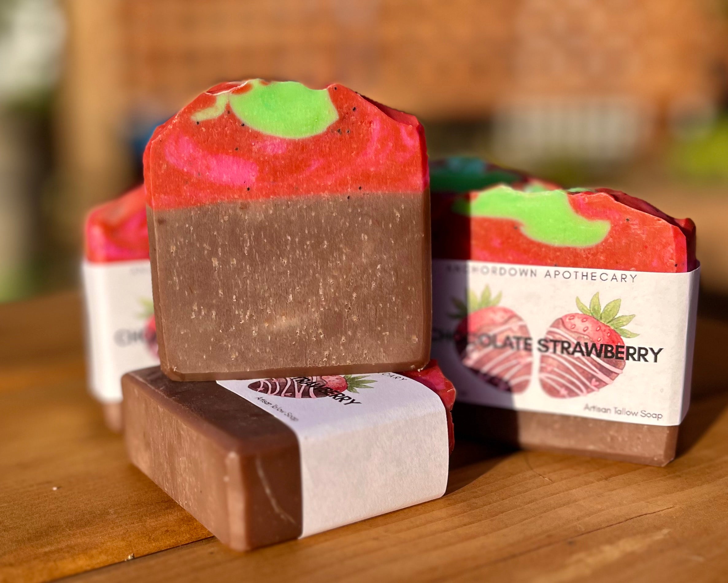 Chocolate Strawberry Bar Soap
